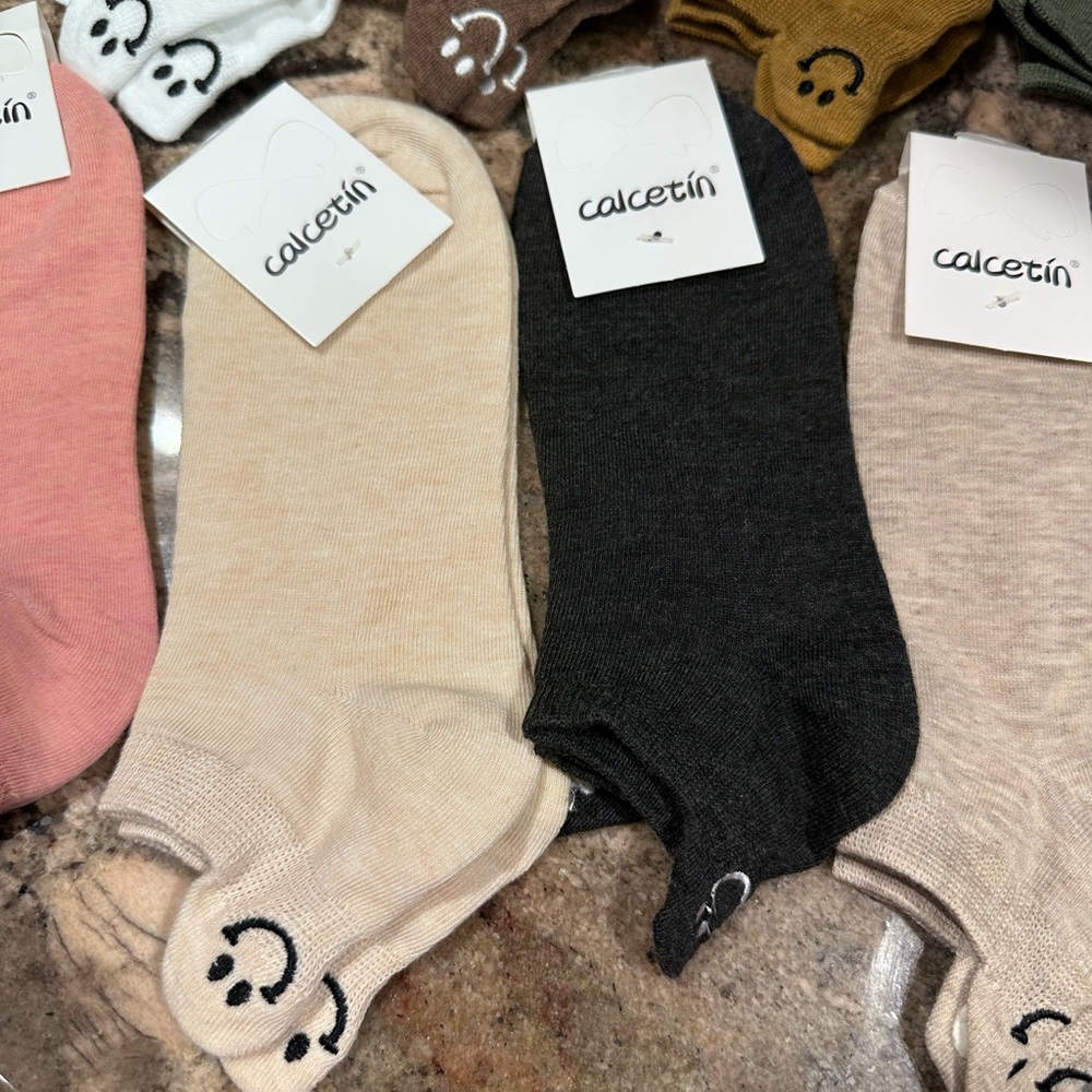 Smiley Face Assorted Color Socks - Picture 3 of 5